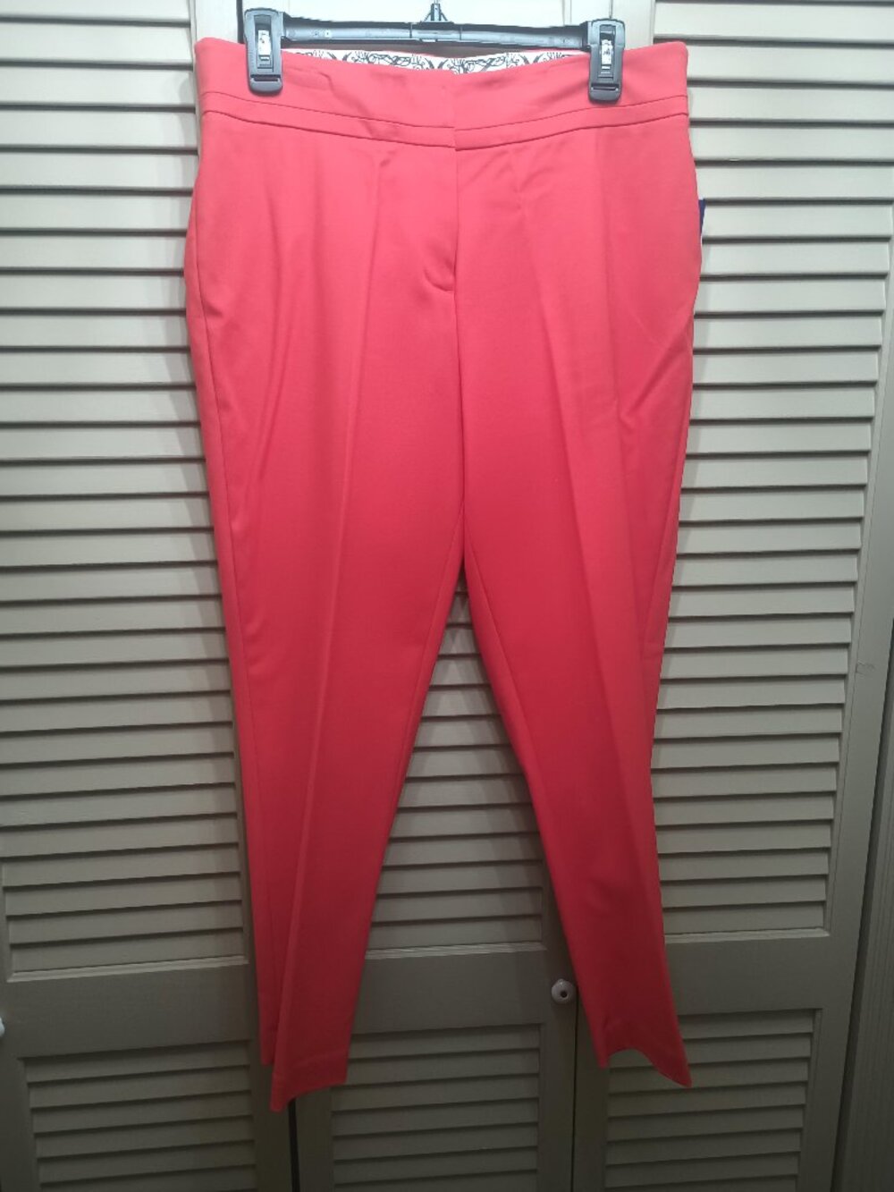 Peter Nygard Chelsea Stretch Comfort Waist Flame Orange Pants Sz 10
